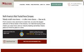 Superior Fence & Rail of Woodbridge website