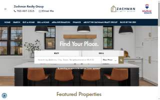 Zachman Realty Group - St. Michael website