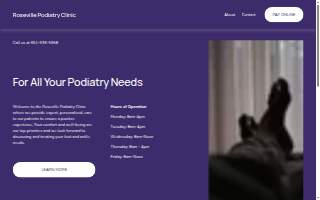 Roseville Podiatry Clinic of St. Paul website