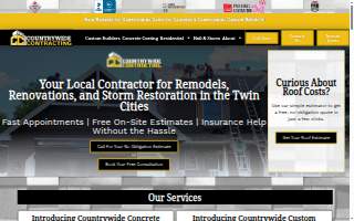 Countrywide Contracting MN website
