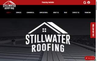 Stillwater Roofing website