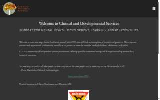 Clinical and Developmental Services LLC website