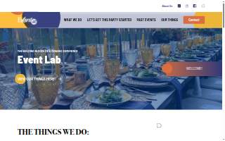 Event Lab website