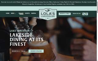 Lola's Lakehouse website