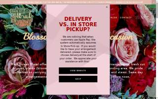 Main St. Floral website
