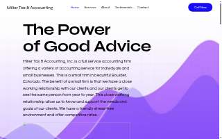 Miller Tax & Consulting, PLLC website