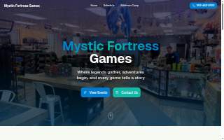 Mystic Fortress Games website