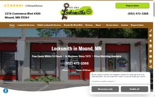 Sta-Safe Locksmiths of Waconia website