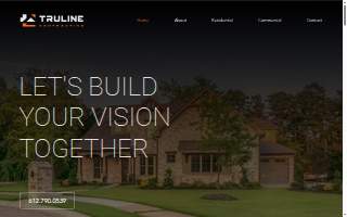 Truline Contracting website