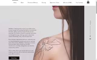Wild Rose Tattooing & Piercing website
