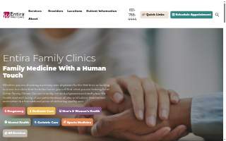 Entira Family Clinics - West St. Paul website
