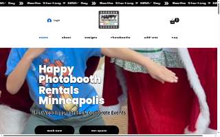 Happy Photobooth Rentals Minneapolis of West St. Paul website