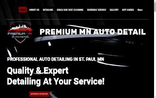 Premium MN Auto Detail of North St. Paul website