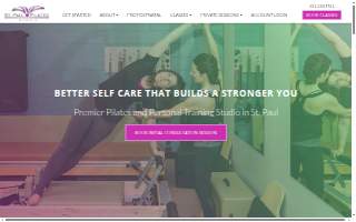 St. Paul Pilates Studio website