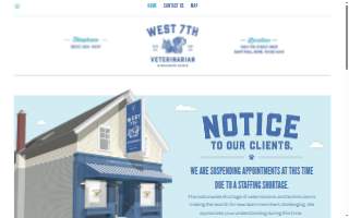 West 7th Veterinarian website