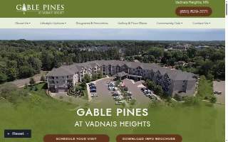Gable Pines website