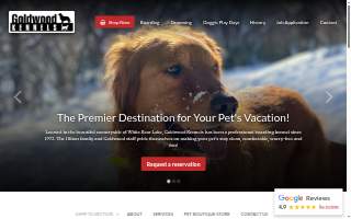 Goldwood Kennels website