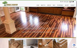 Great Woods Hardwood Flooring website