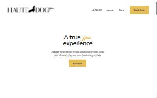Haute Dog Spa - White Bear Lake website