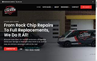 Lucken Auto Glass website