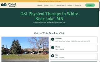 OSI Physical Therapy website