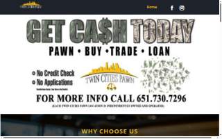 Twin Cities Pawn of White Bear Lake website