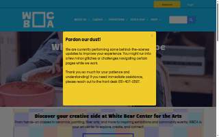 White Bear Center For the Arts website