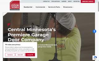 American Door Works website