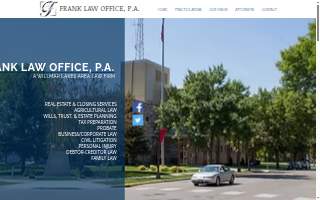 Cletus J Frank Law Office website
