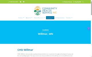 Community Health Service Inc - Willmar Clinic website