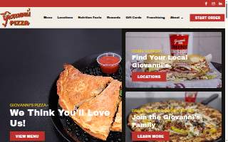 Giovanni's pizza of Lawrenceville website