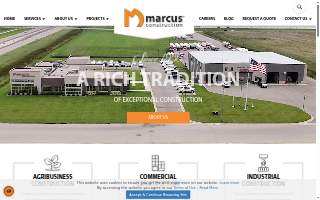 Marcus Construction website
