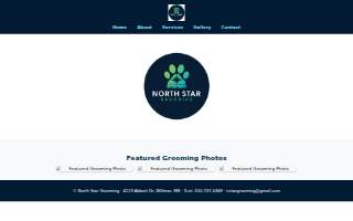 North Star Grooming website