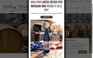 Rolling Forks Vineyards website