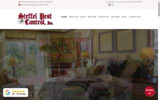 Steffel Pest Control website