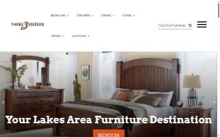 Three Sisters Furnishings website
