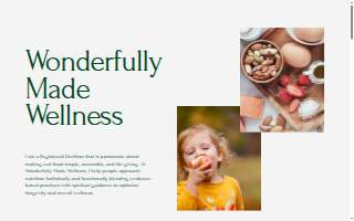 Wonderfully Made Wellness website