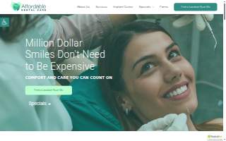 Affordable dental care website