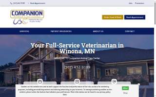 Companion Animal Care Center website