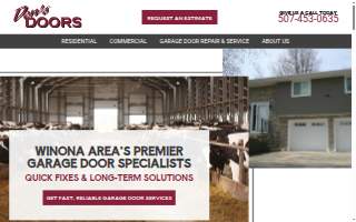 Don's Doors website