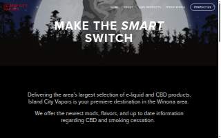 Island City Vapors website