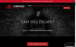 UNRAVELED Escape Room - Best Escape Room website