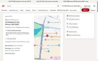 Walgreens Pharmacy of Winona website