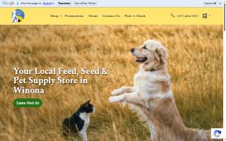 Winona Feed Seed & More (formerly Kupietz) website