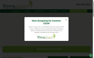 Winona Nursery - Landscaping & Irrigation website