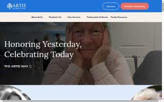 Artis Senior Living of Woodbury website