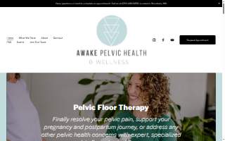 Awake Pelvic Health & Wellness website