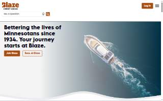 Blaze Credit Union - Saint Cloud website