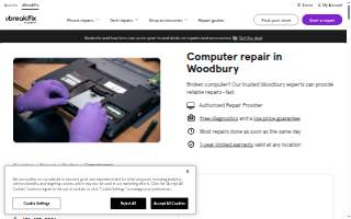 Computer Repair and Services website