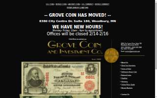 Grove Coin & Investment Co website